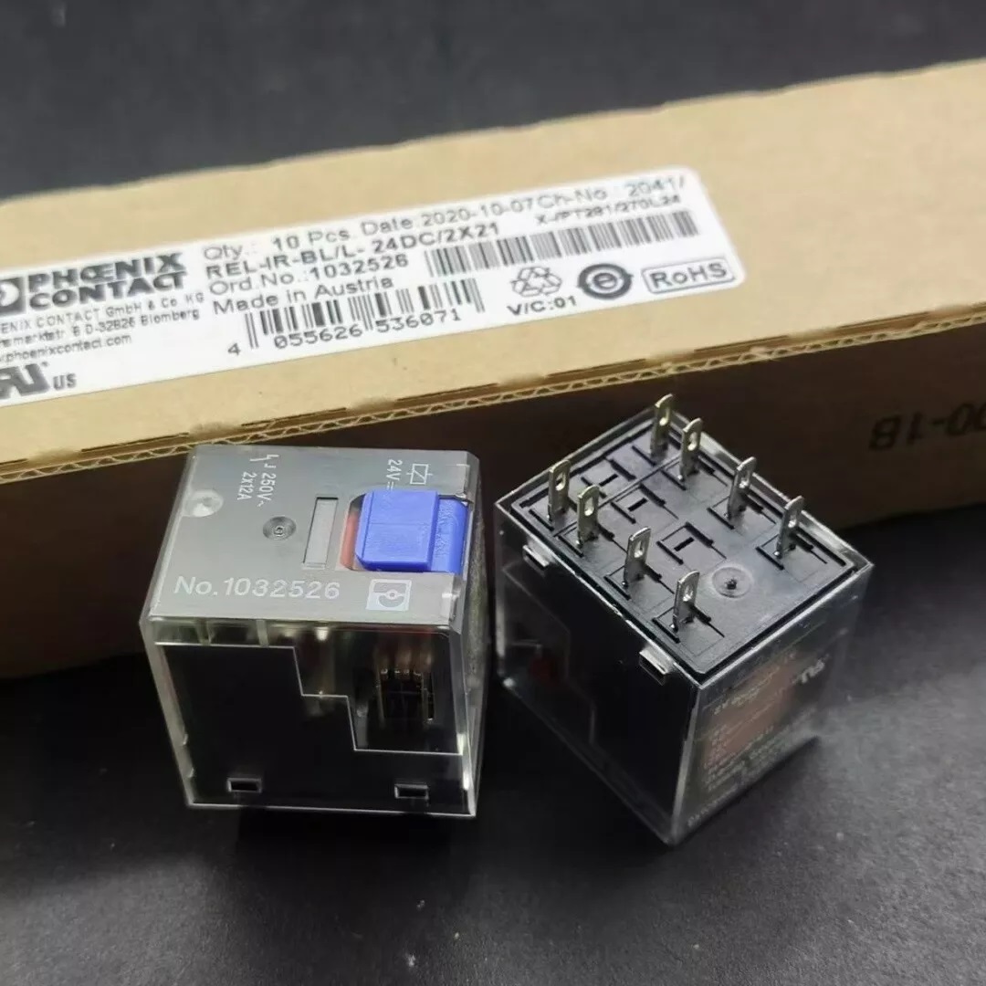 24V DC 8 Pin Relay REL-IR-BL/L-24DC/2*21 2X12A 250VAC